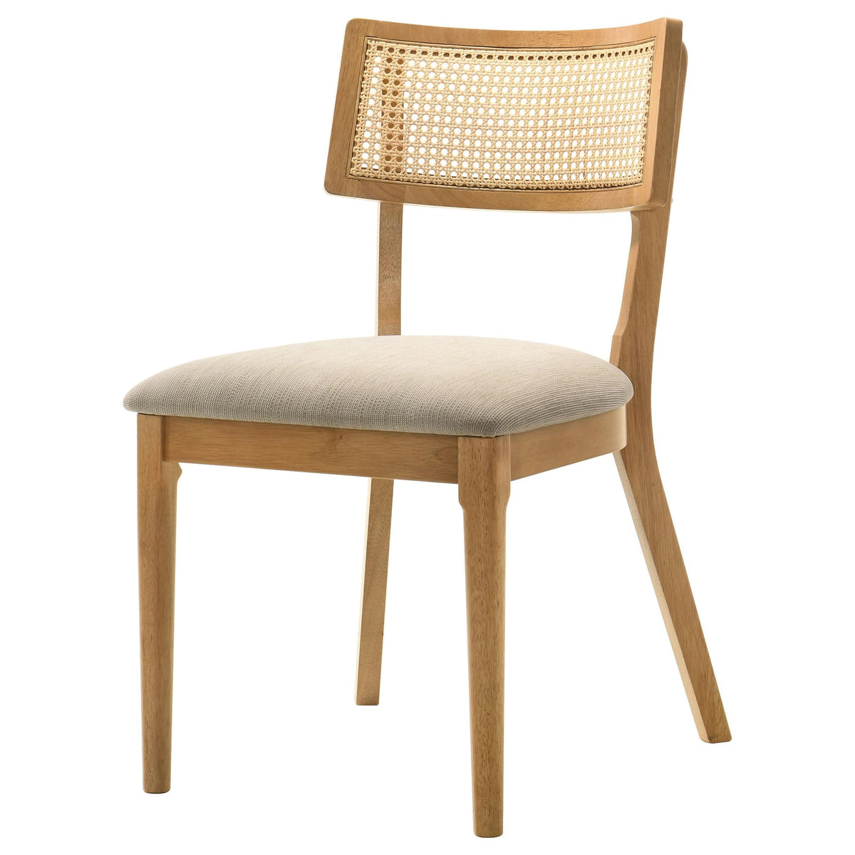 Fabra Cane Back Side Chair Honey Wheat Set of 2 — product image 5