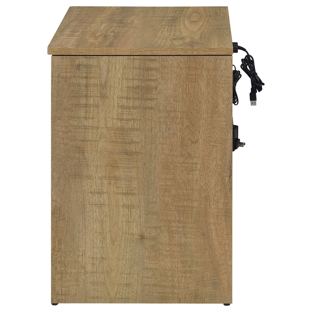 Fabre Extendable Top 1-Drawer Nightstand in Mango — product image 5