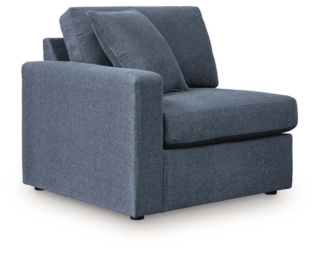 Modmax Ink 6-Piece Performance Fabric Sectional — angled view
