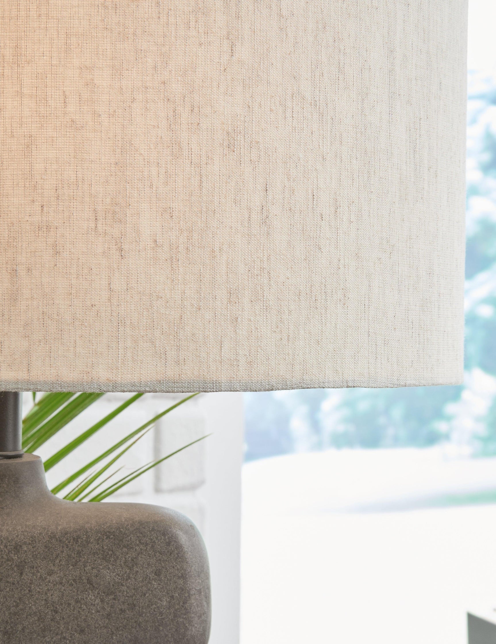 Danacy Distressed Black Table Lamp - Ella Furniture