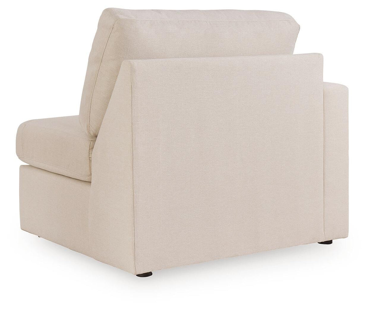 Modmax Oyster Performance Fabric 5-Piece Sectional — back view