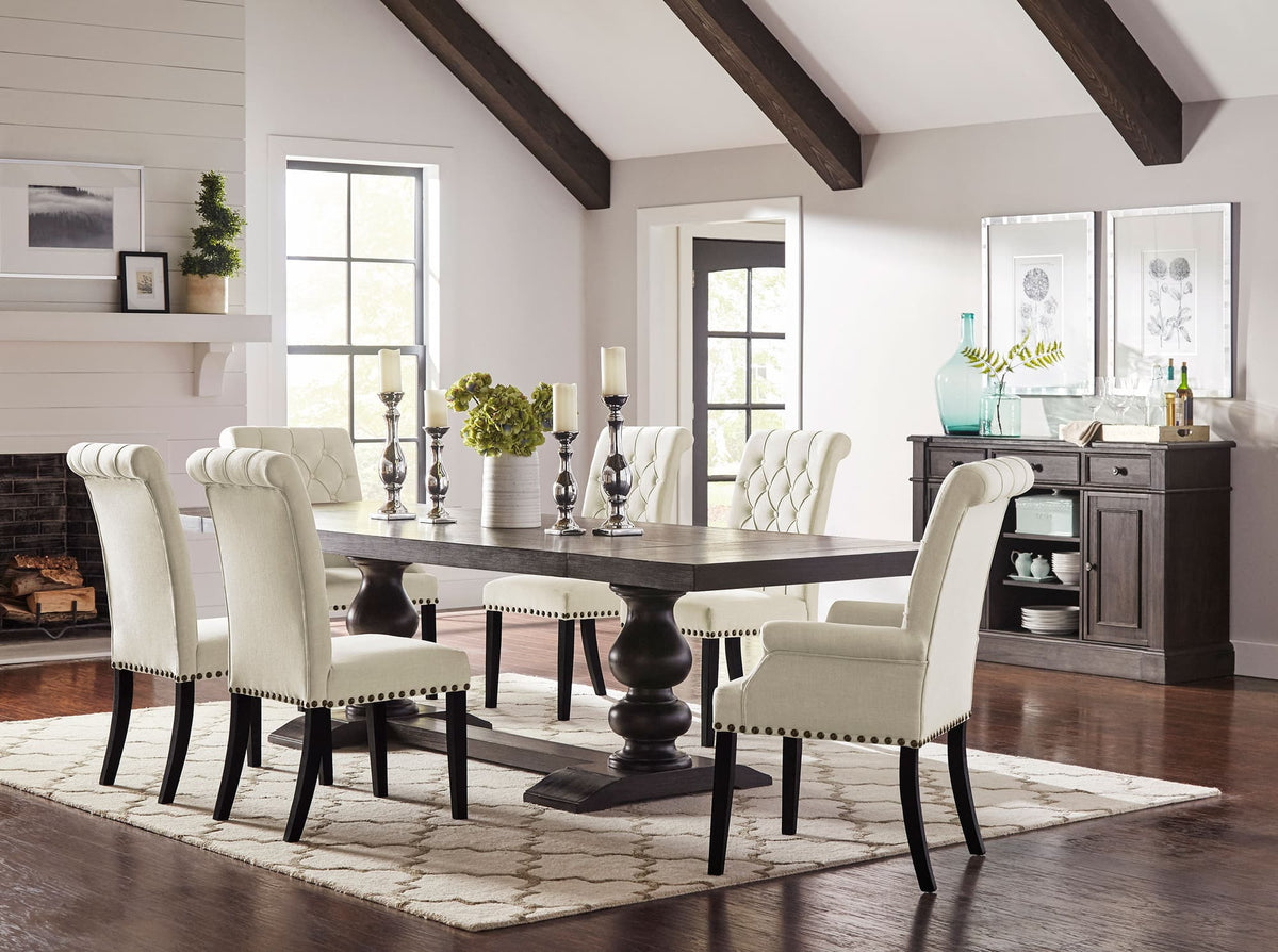 Phelps Ivory Rectangular Dining Room Set with Table and 4 Side Chairs — product image 3