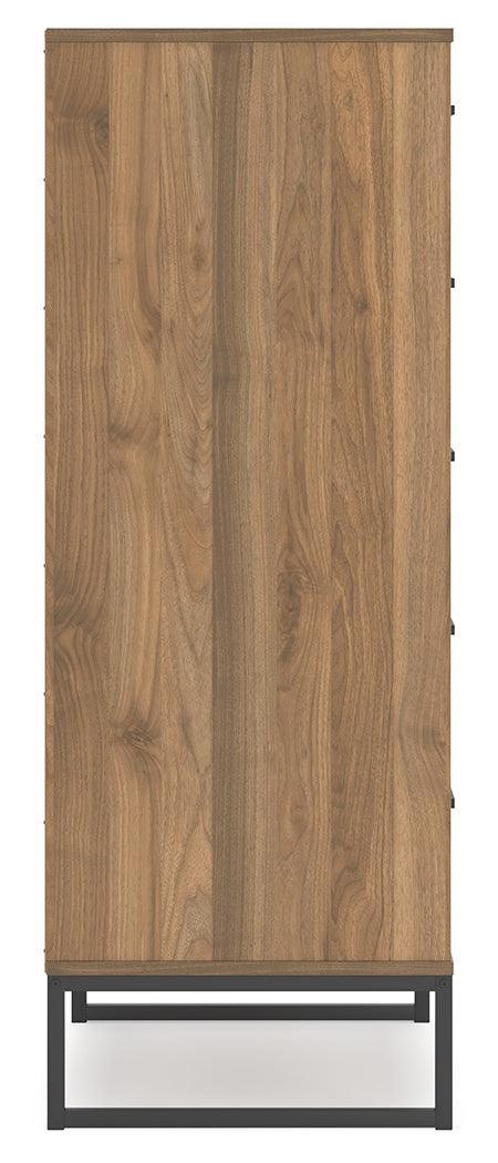 Deanlow Honey Chest of Drawers - Ella Furniture