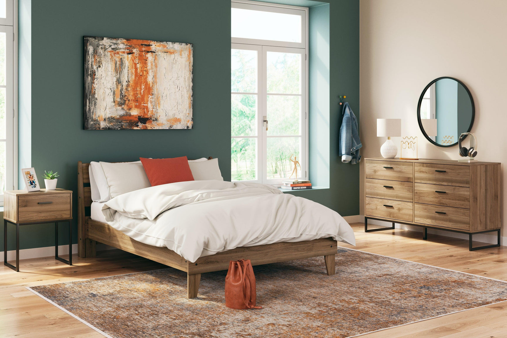 Deanlow Honey Dresser - Ella Furniture