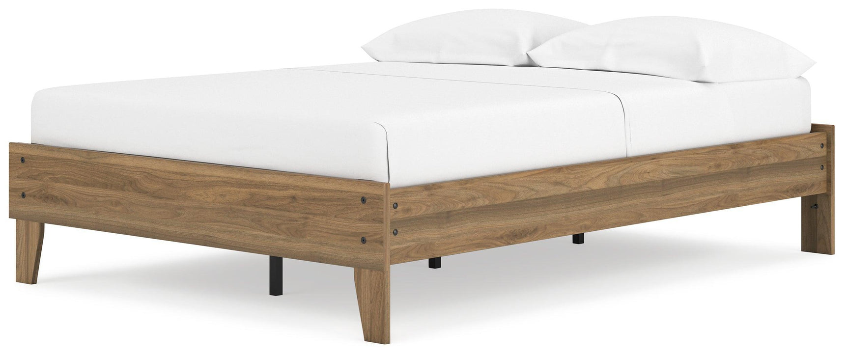 Deanlow Honey Full Platform Bed - Ella Furniture