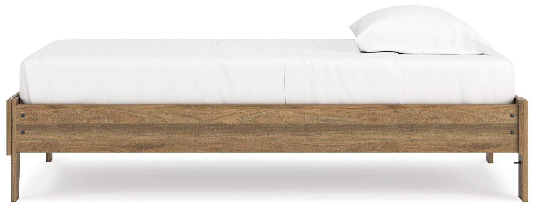 Deanlow Honey Twin Platform Bed - Ella Furniture