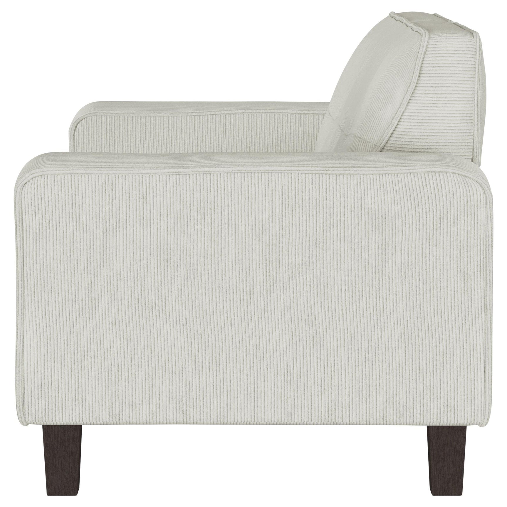 Deerhurst Upholstered Track Arm Tufted Loveseat Beige 509648 - Ella Furniture