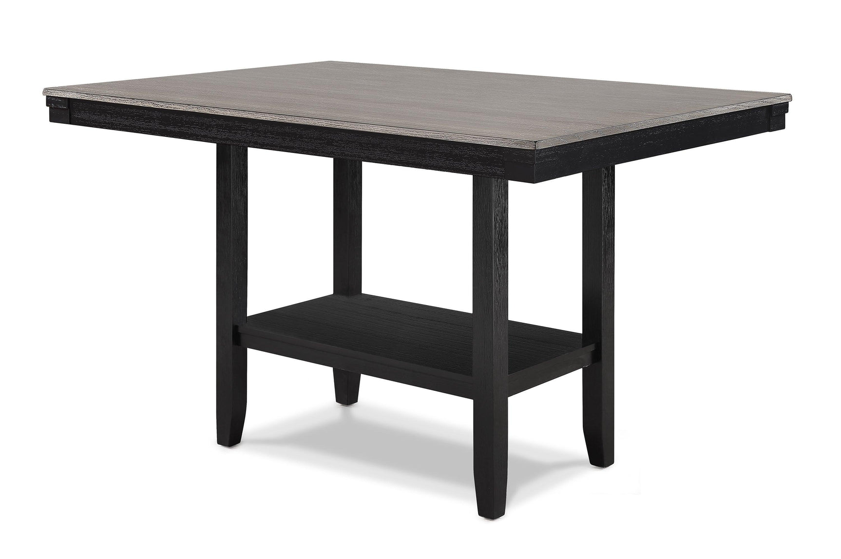 Delfin Light Brown Modern Solid Wood And Veneers Counter Height Dining Room Set - Ella Furniture