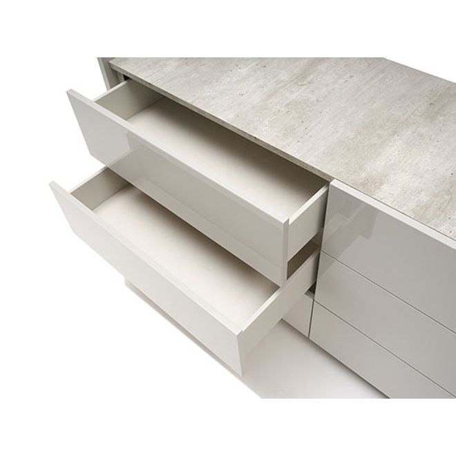 Erika Gray Upholstered Italian Bedroom Set