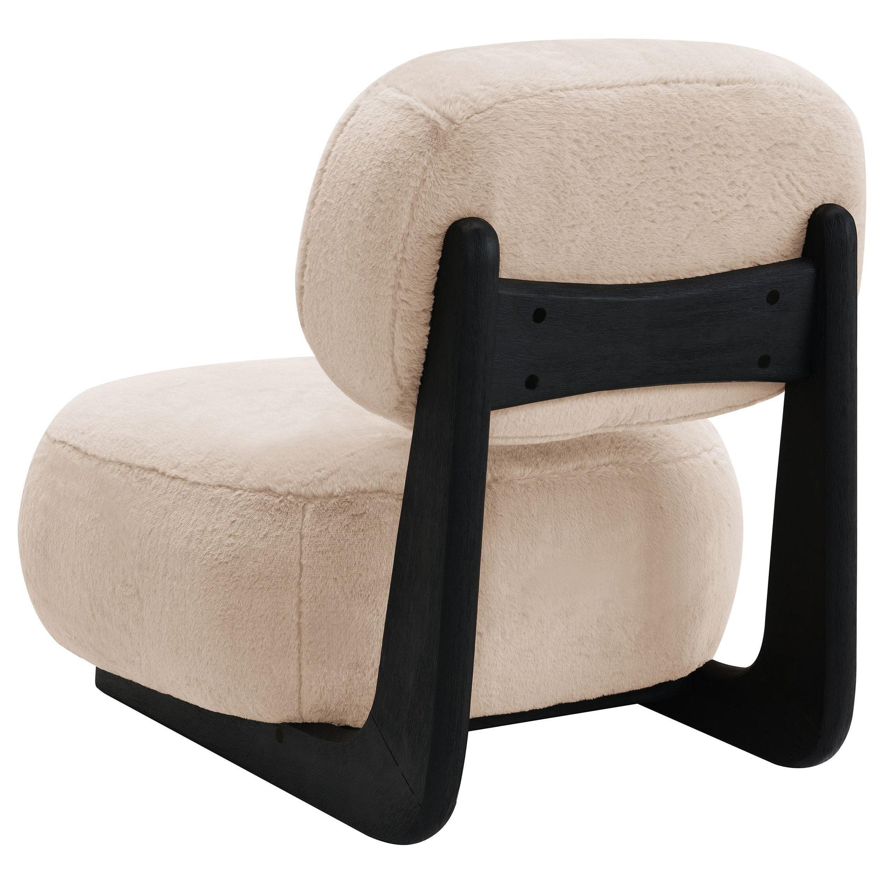 Duffie Upholstered Armless Accent Chair Camel 903097 - Ella Furniture
