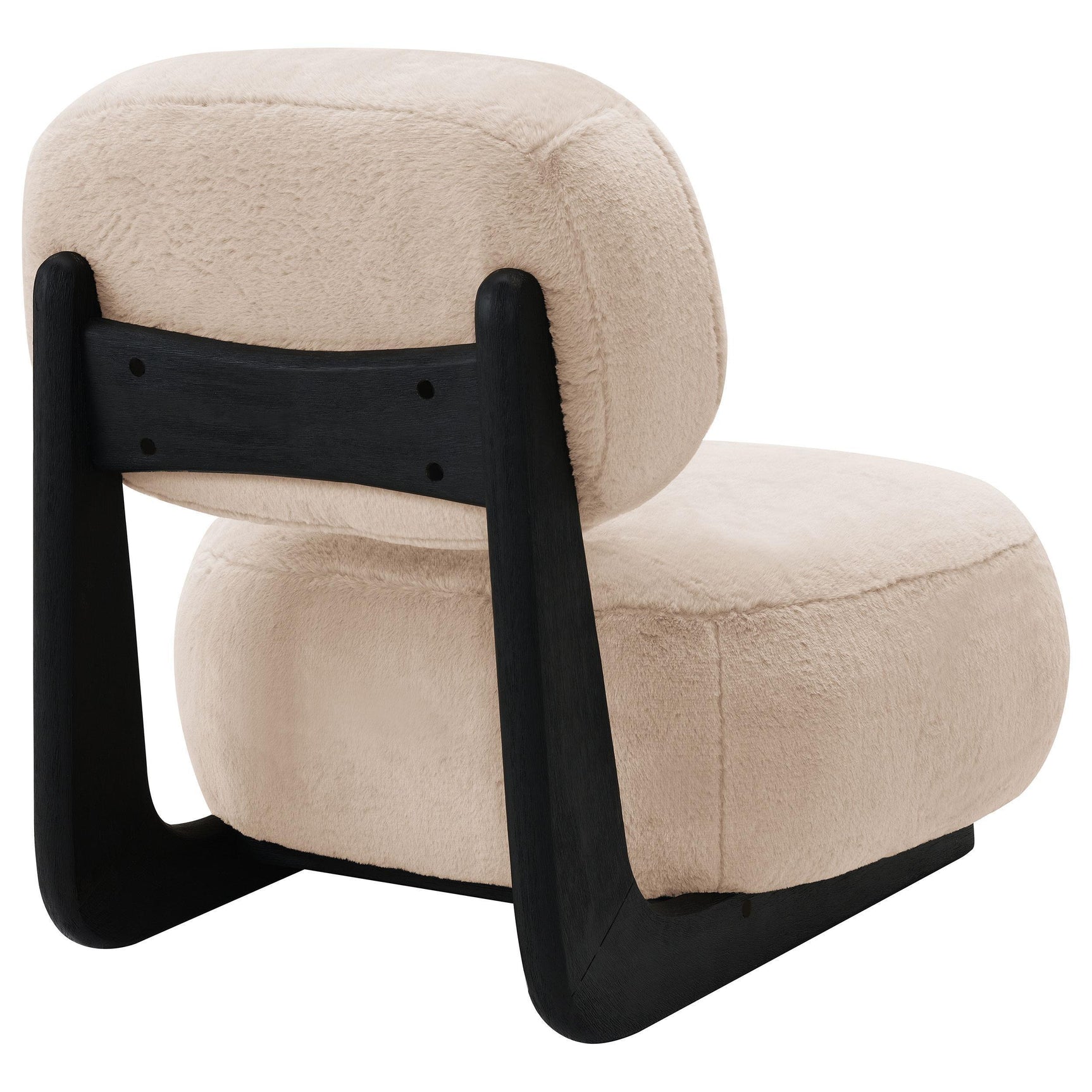 Duffie Upholstered Armless Accent Chair Camel 903097 - Ella Furniture