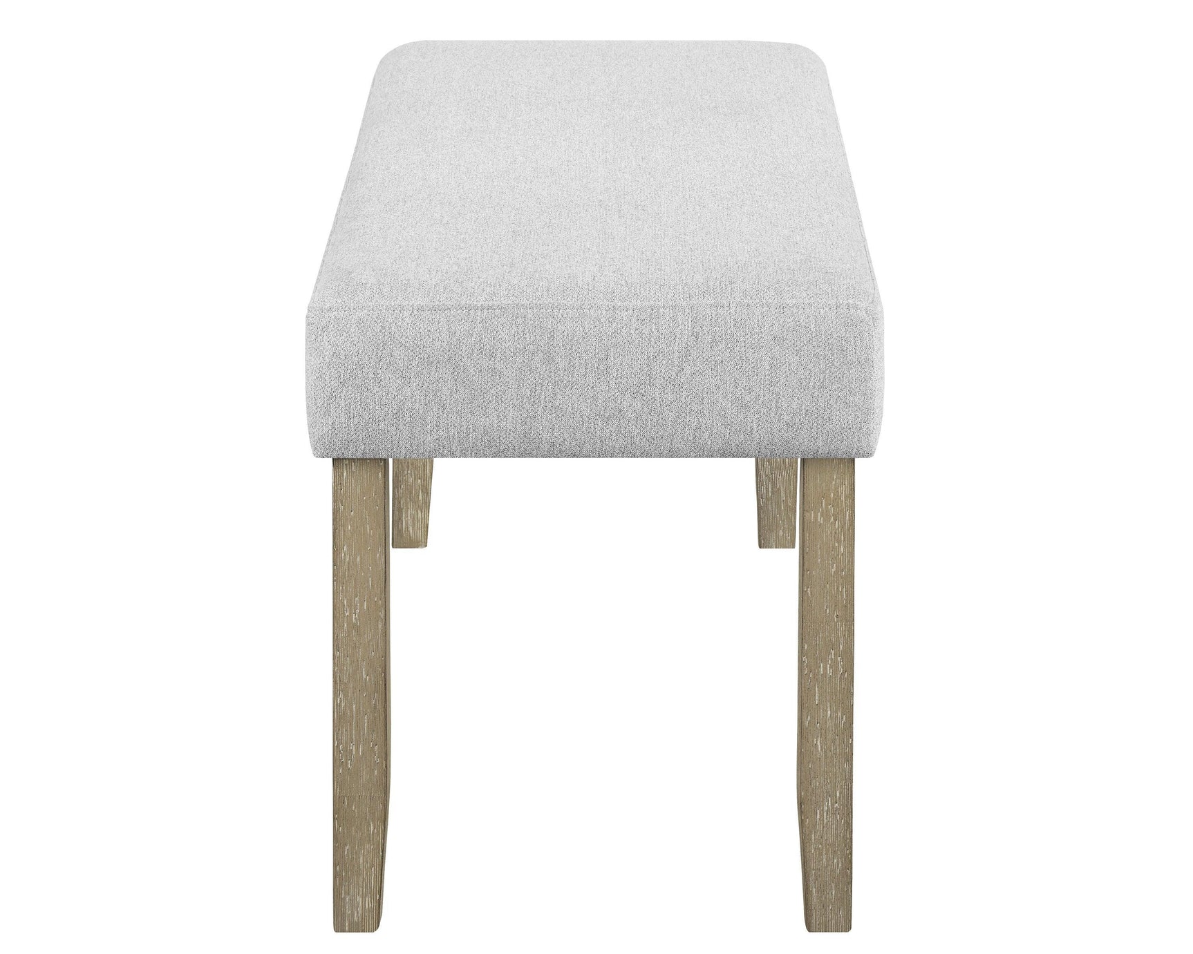 Dune Beige/Gray Modern Solid Wood And Veneers Fabric Upholstered Dining Room Set - Ella Furniture