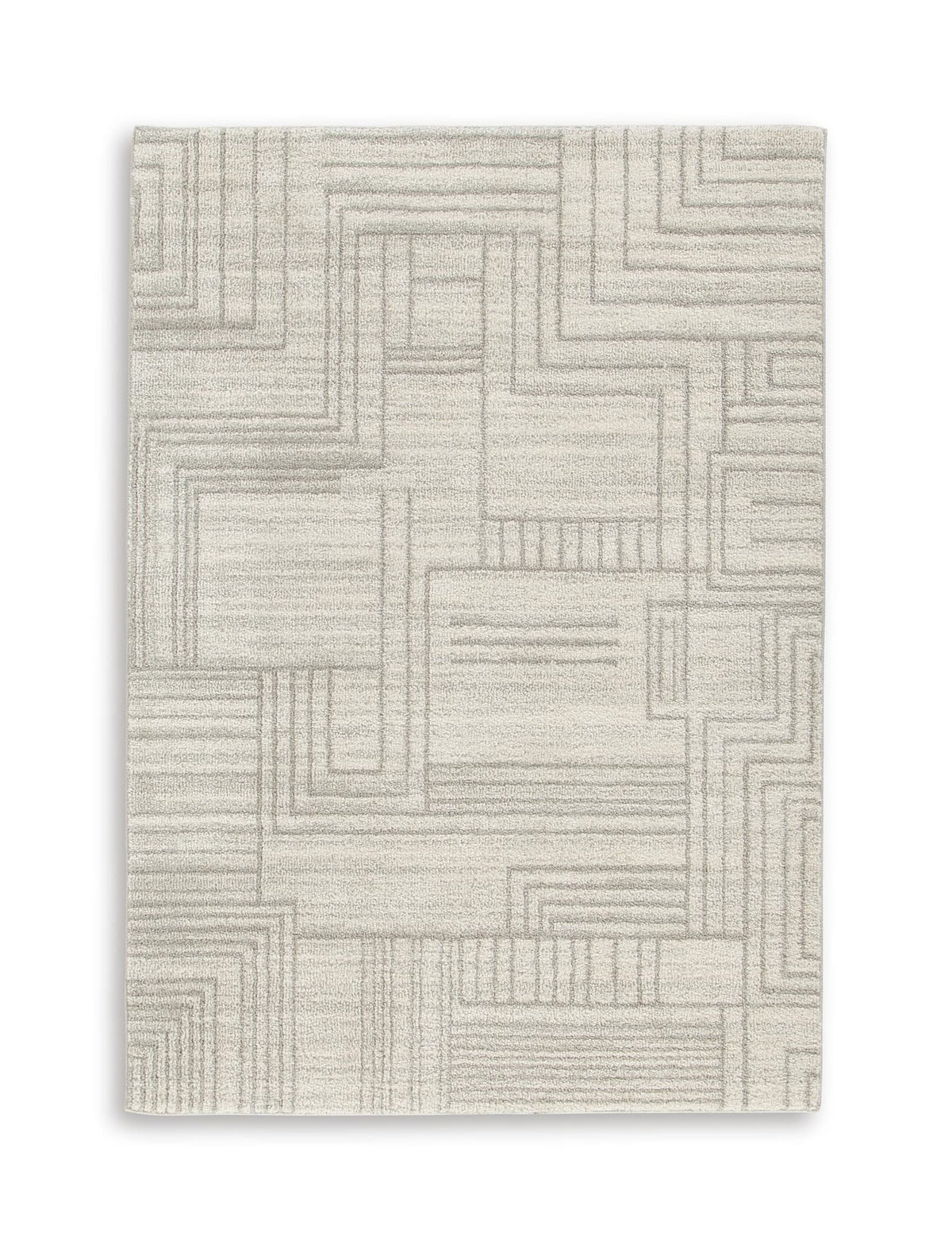 Dorwick Gray/Ivory Washable Medium Rug — product image 2