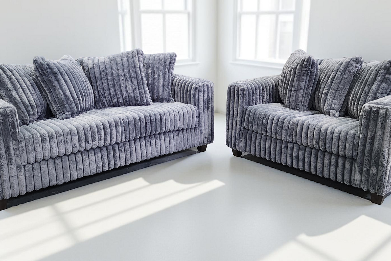 Gia Gray 2-Piece Living Room Set