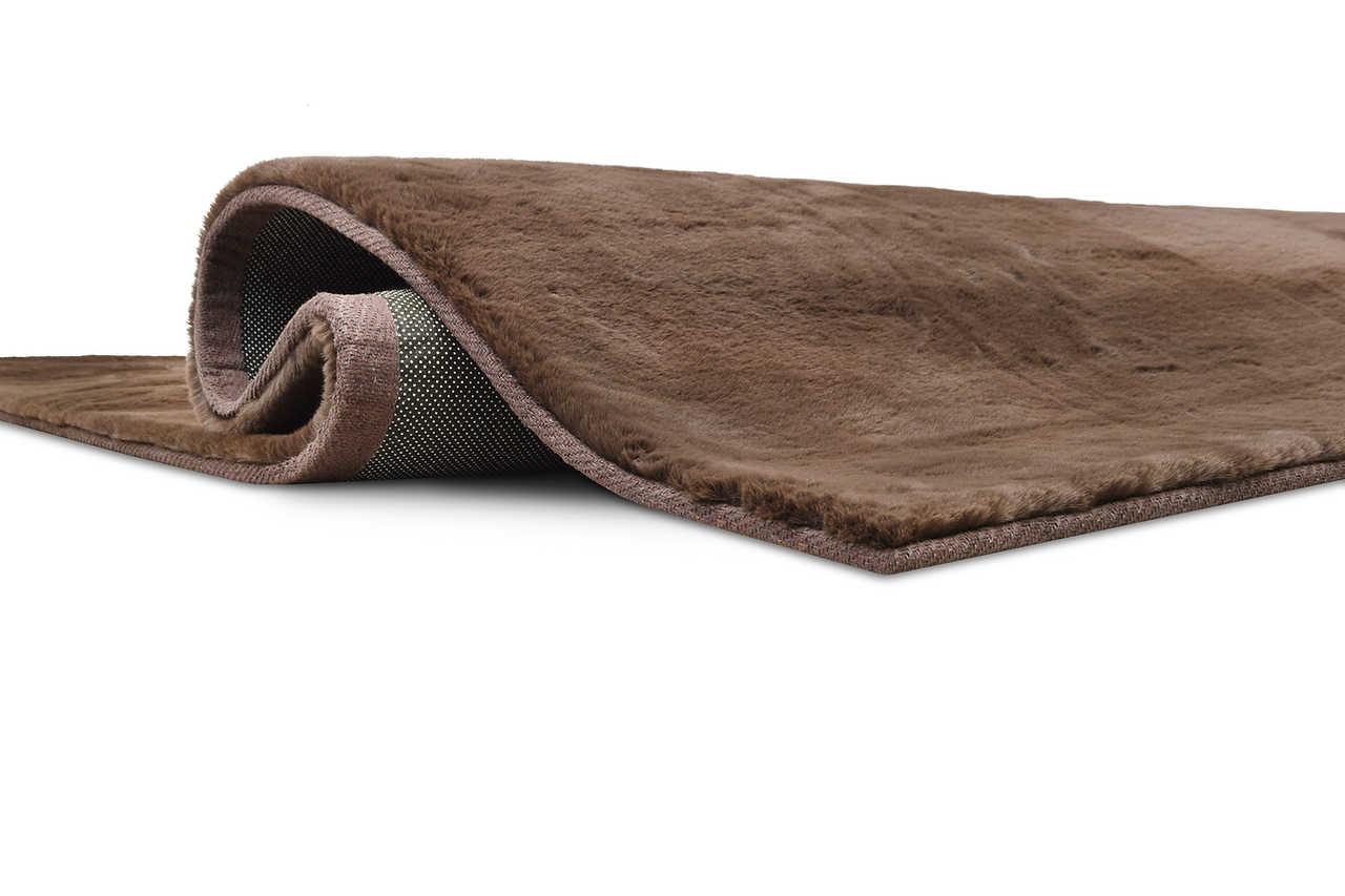 Rabbit Chocolate Brown Area Rug