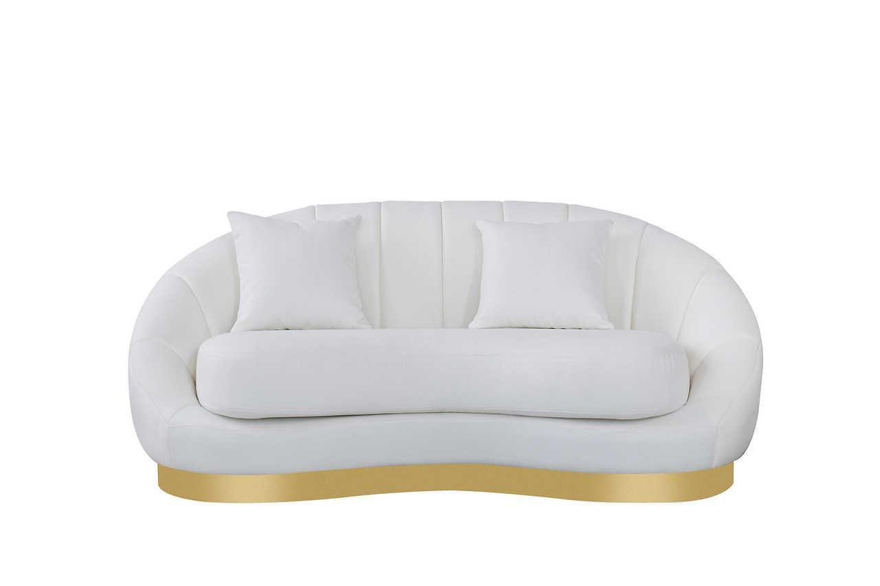Olena Ivory 2-Piece Living Room Set