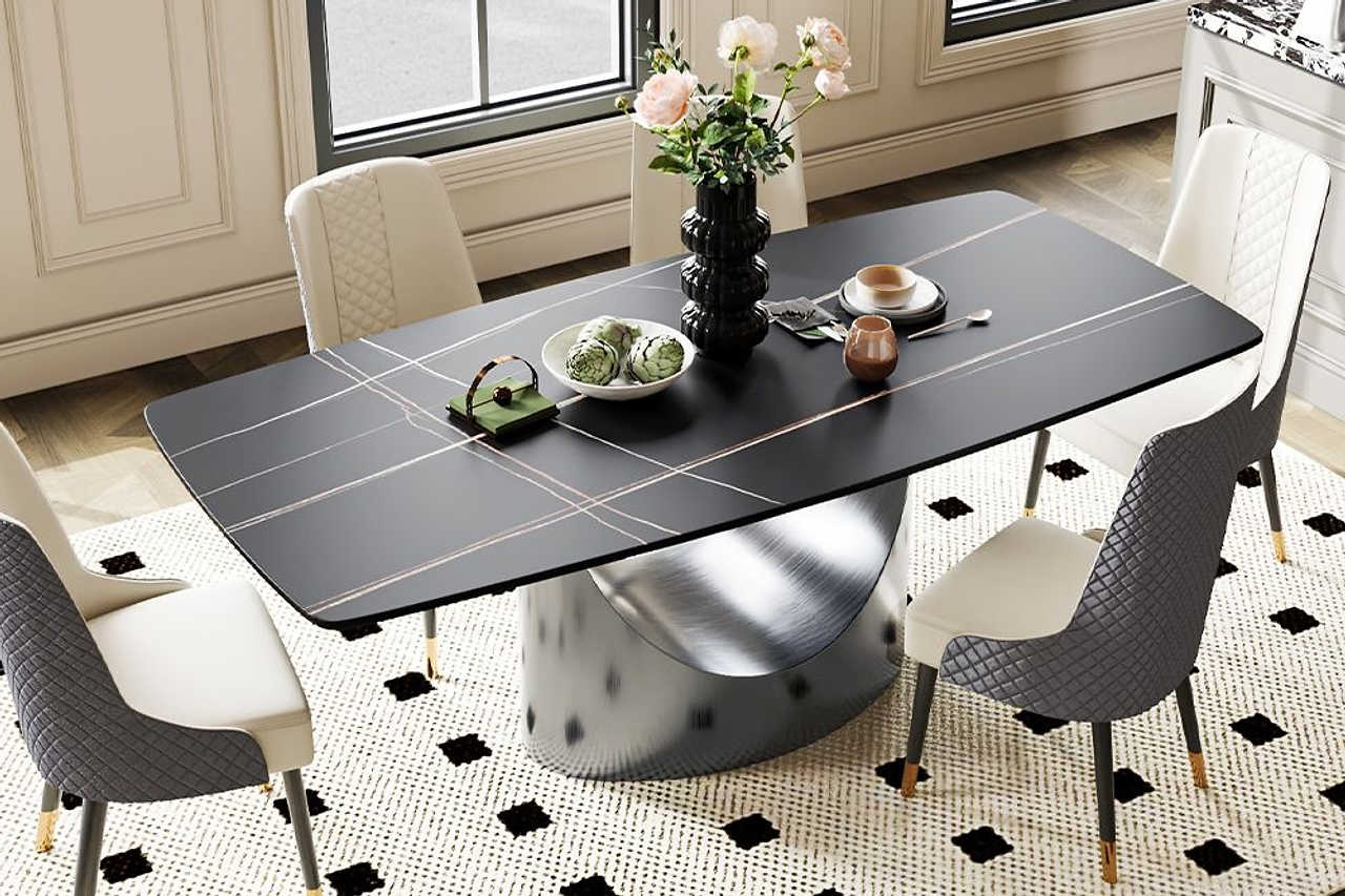 Lexi Matt Black Table