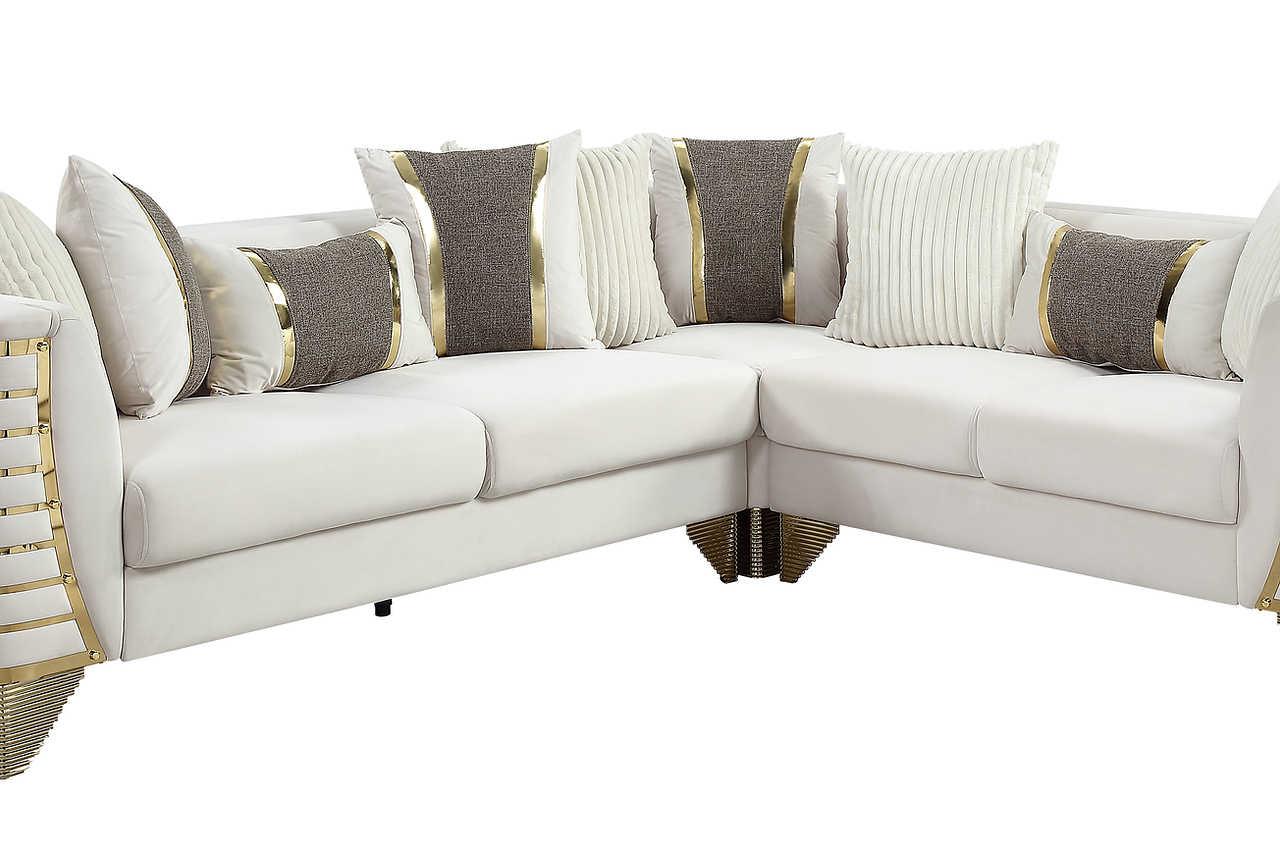 Donovan Cream 3-Piece Sectional