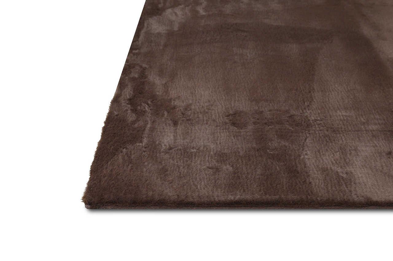 Rabbit Chocolate Brown Area Rug