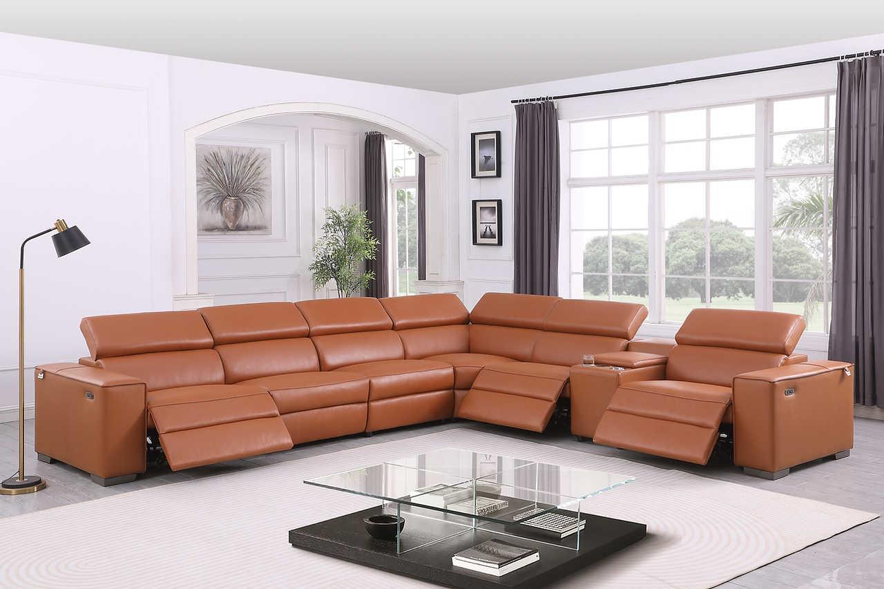 Picasso Carmel 7-Piece 3 Power Reclining Sectional