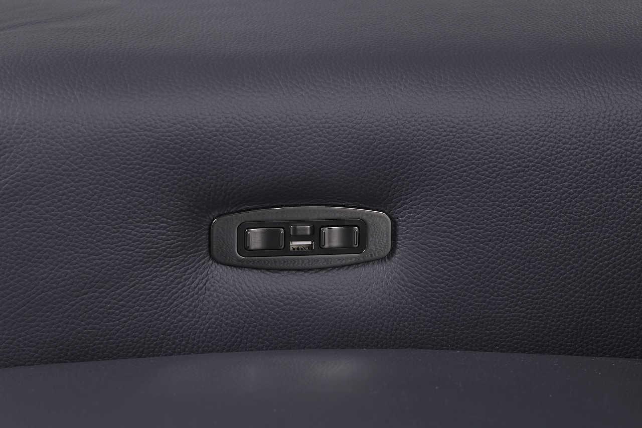 Nexus Dark Navy Power Reclining Sectional