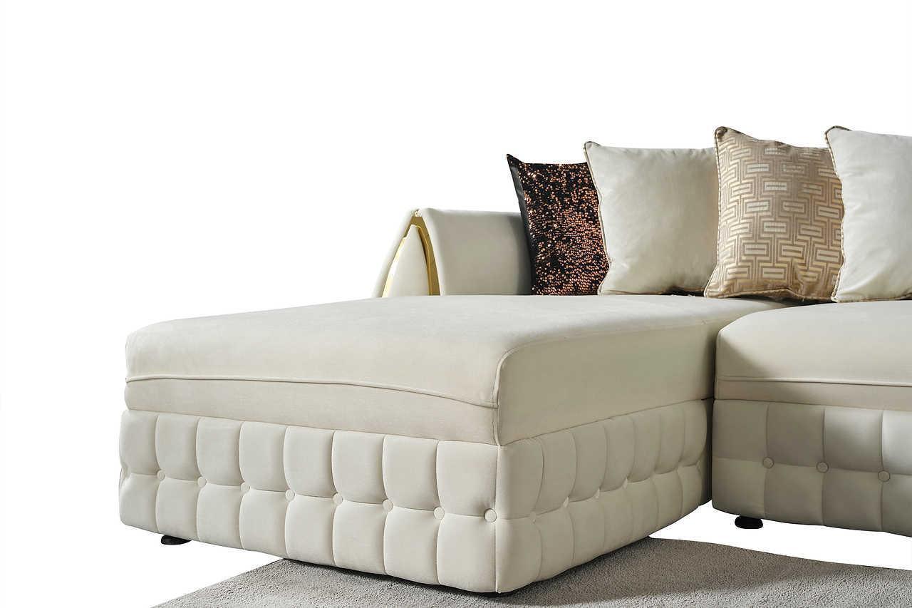Sicilya Off White Sectional