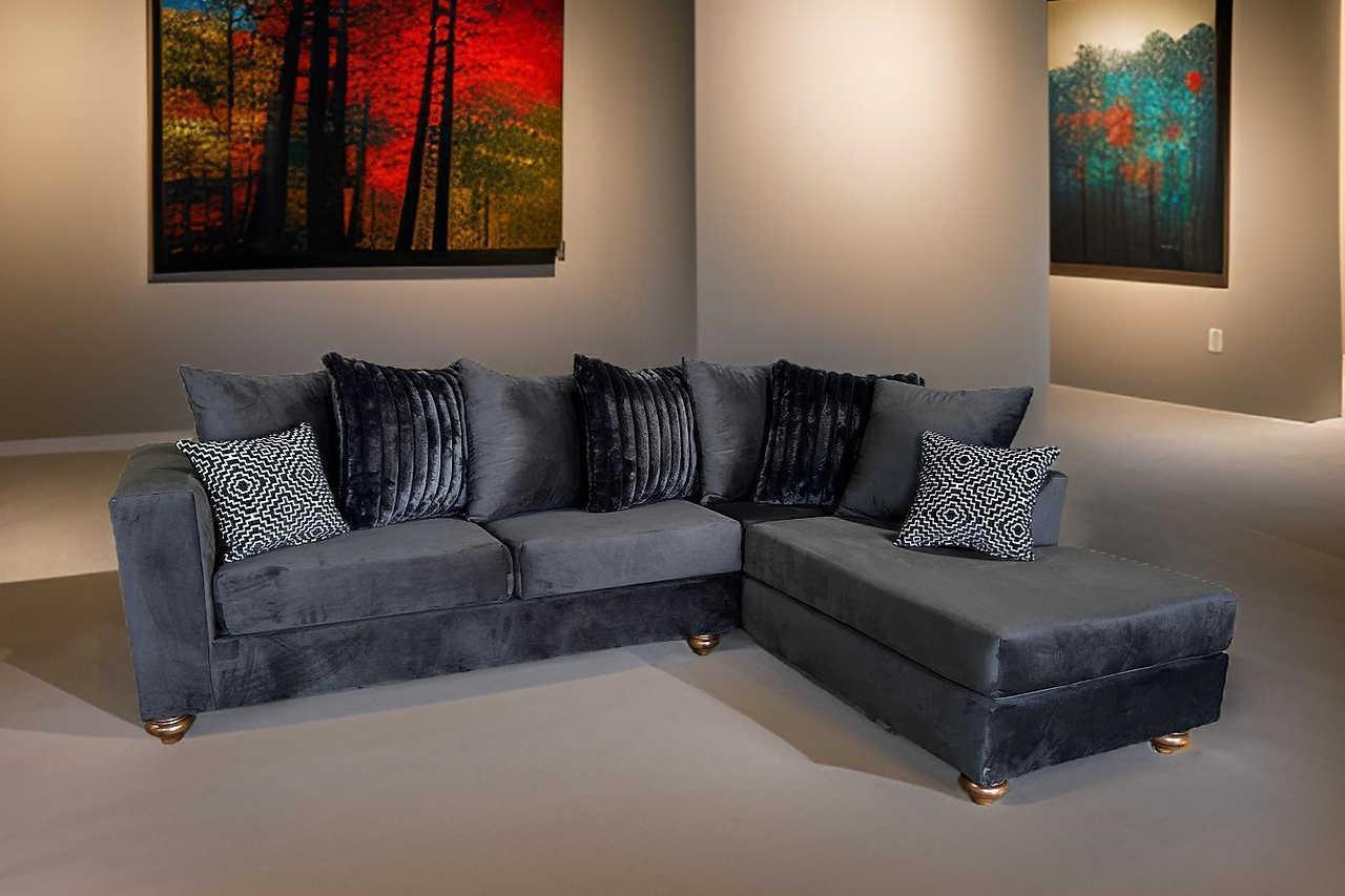 Rivera Black Sectional
