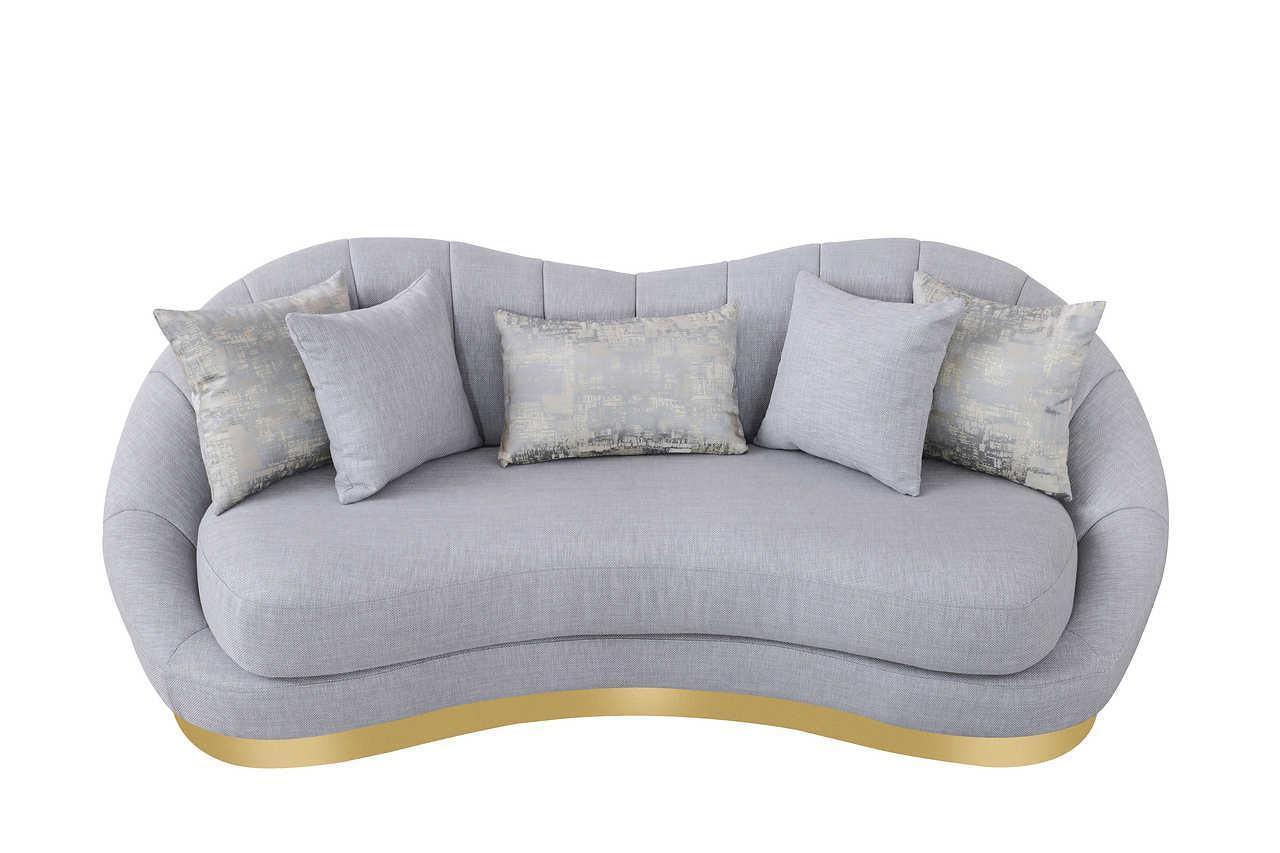 Olena Dove Gray 2-Piece Living Room Set