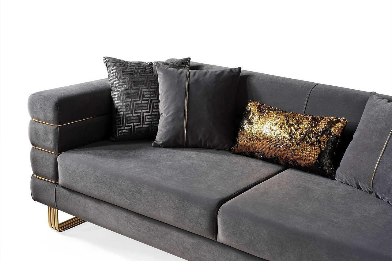 Luma Gray 2-Piece Living Room Set