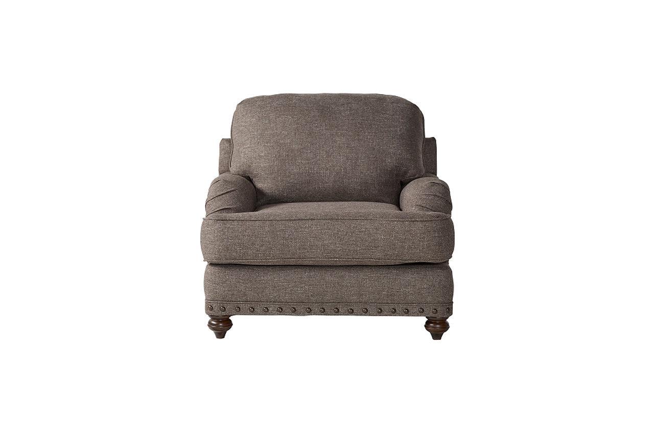 Phineas Driftwood Modern Contemporary Wood, Engineered Wood Fabric Sofa & Loveseat - Ella Furniture