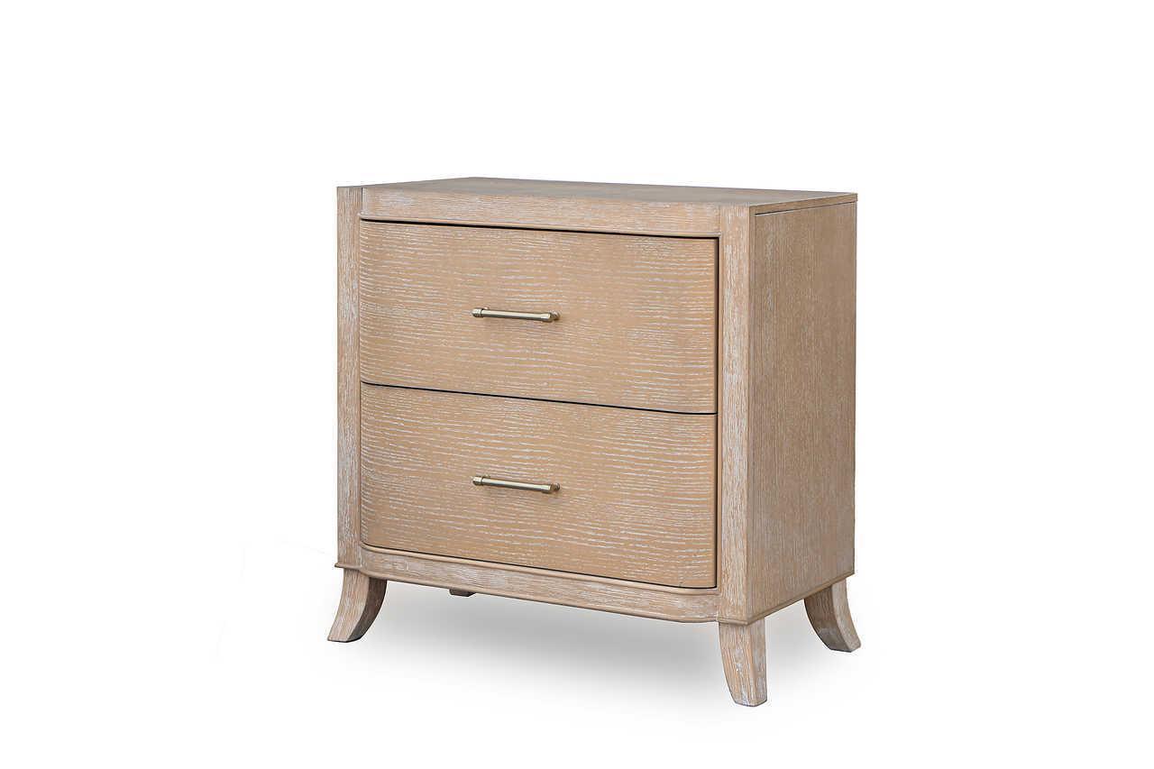 Laguna Light Brown Gray Upholstered Panel Bedroom Set