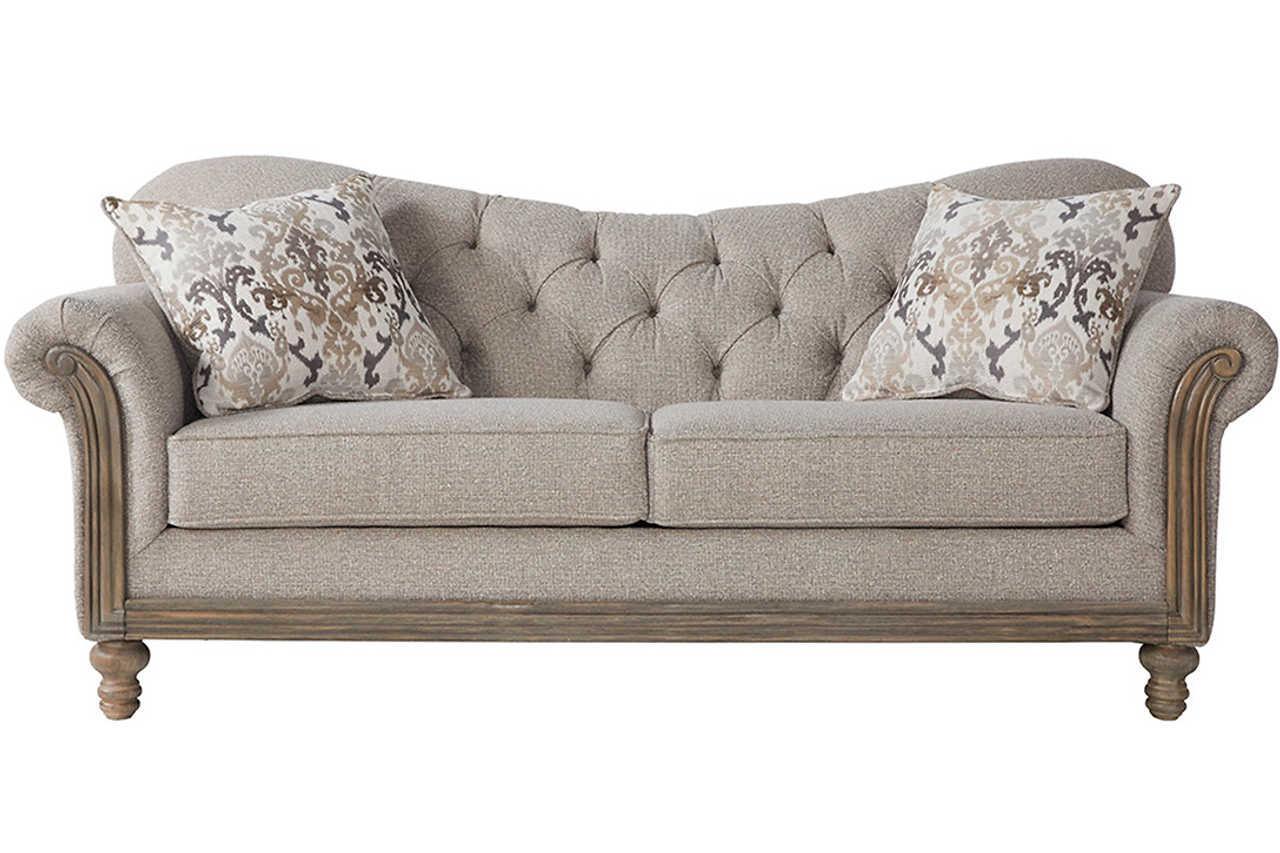 Sandstone Oyster Beige Modern Contemporary Wood, Engineered Wood Fabric Tufted Chair - Ella Furniture