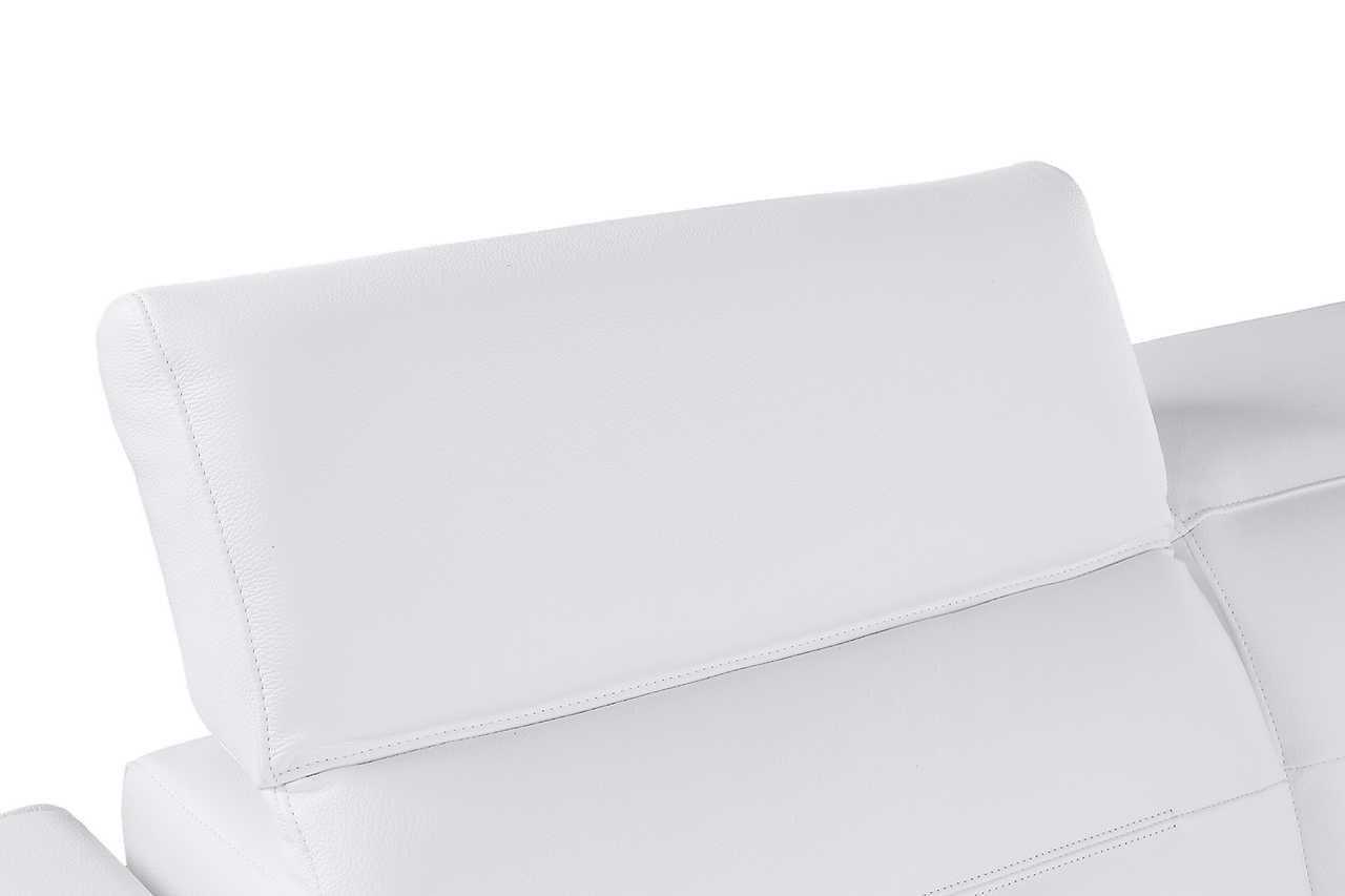 Nexus White Power Reclining Sectional