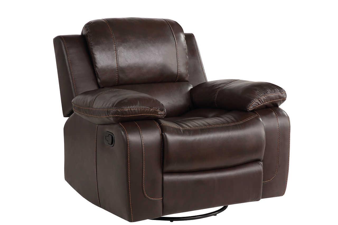 Nova Brown Modern Reclining Loveseat - Ella Furniture
