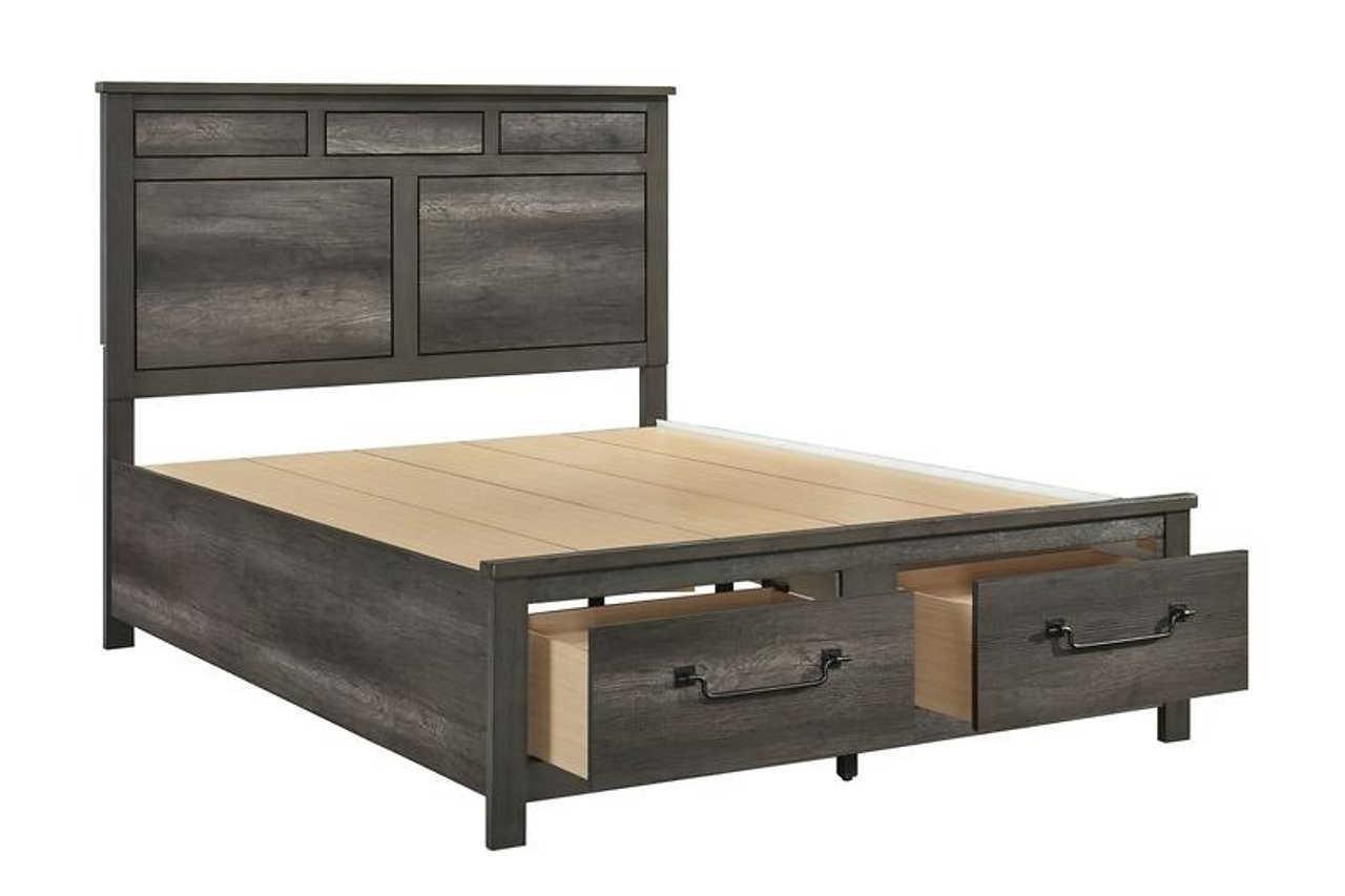 Amelia Brown Storage Platform Bedroom Set