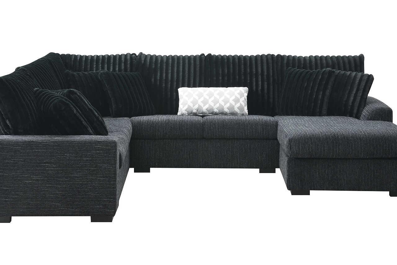 Brady Black Sectional