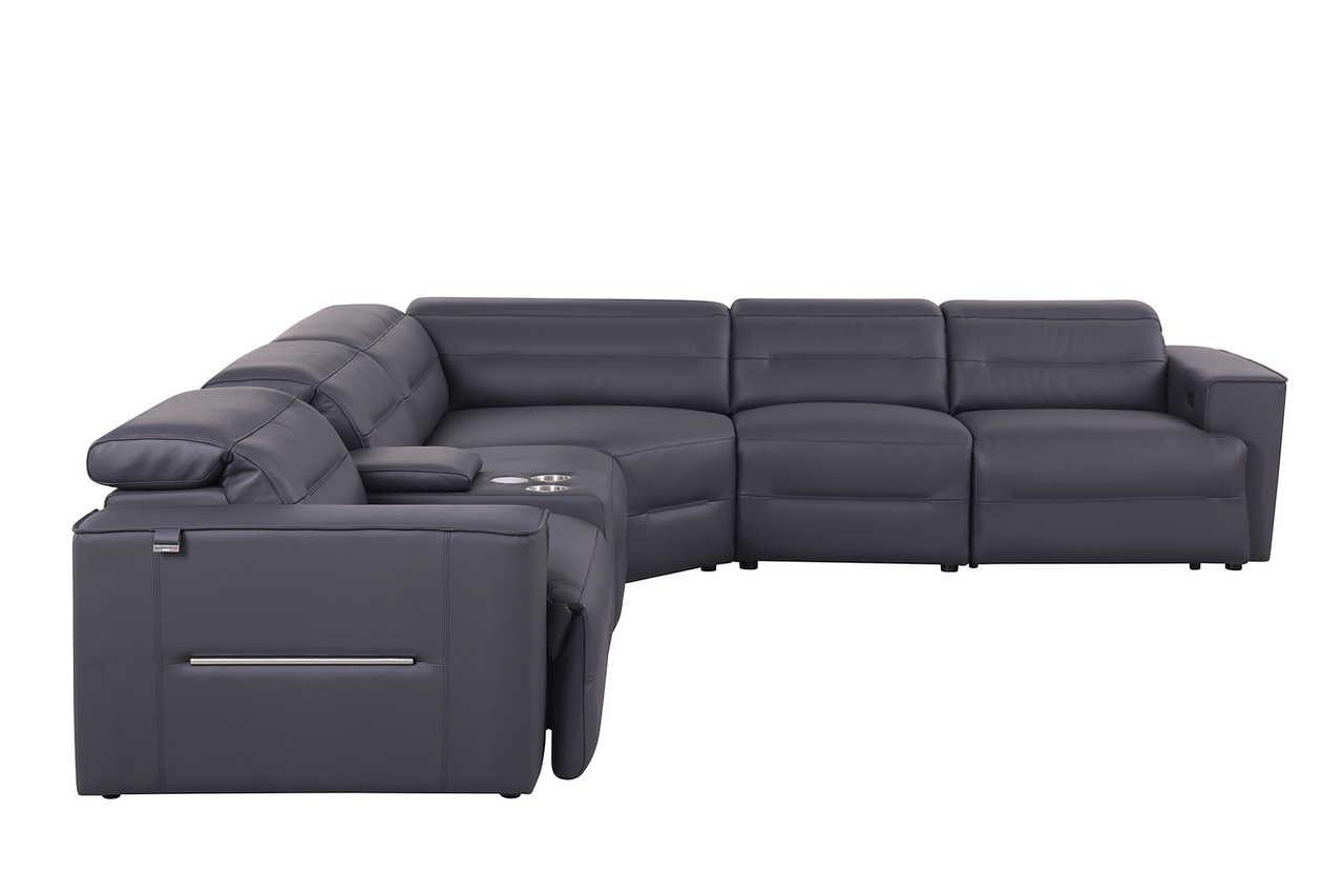 Nexus Dark Navy Power Reclining Sectional