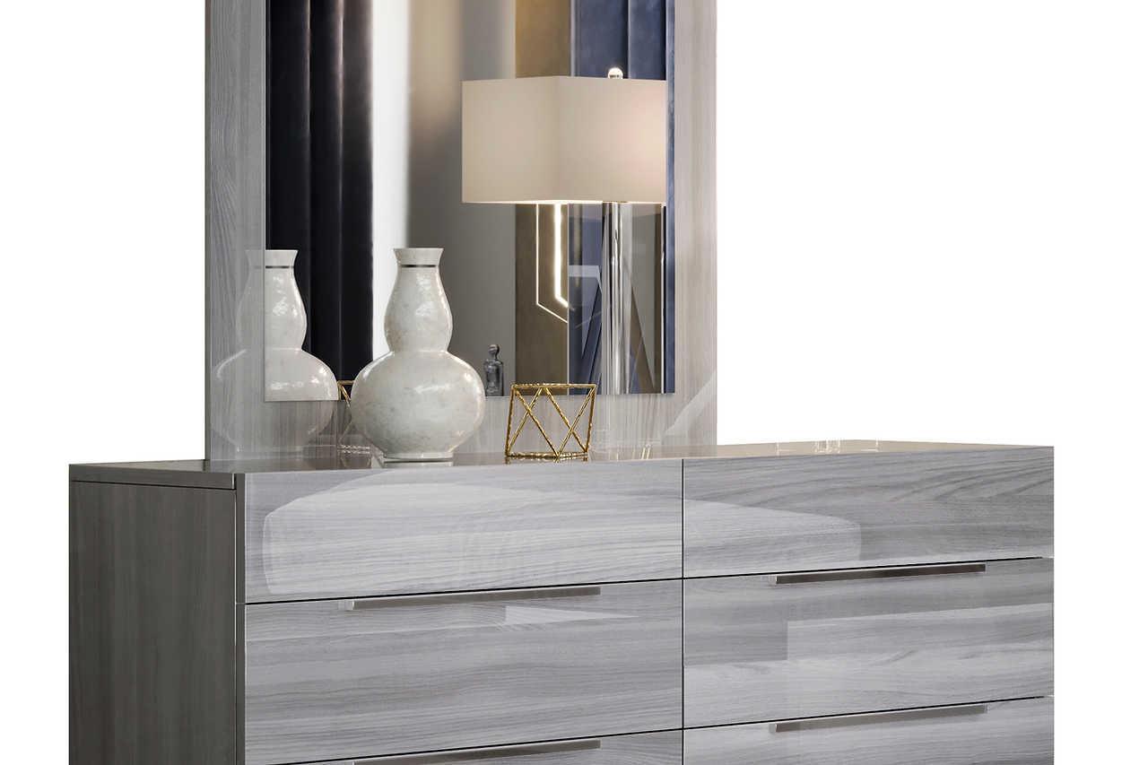 Premium Gray Italian Bedroom Set