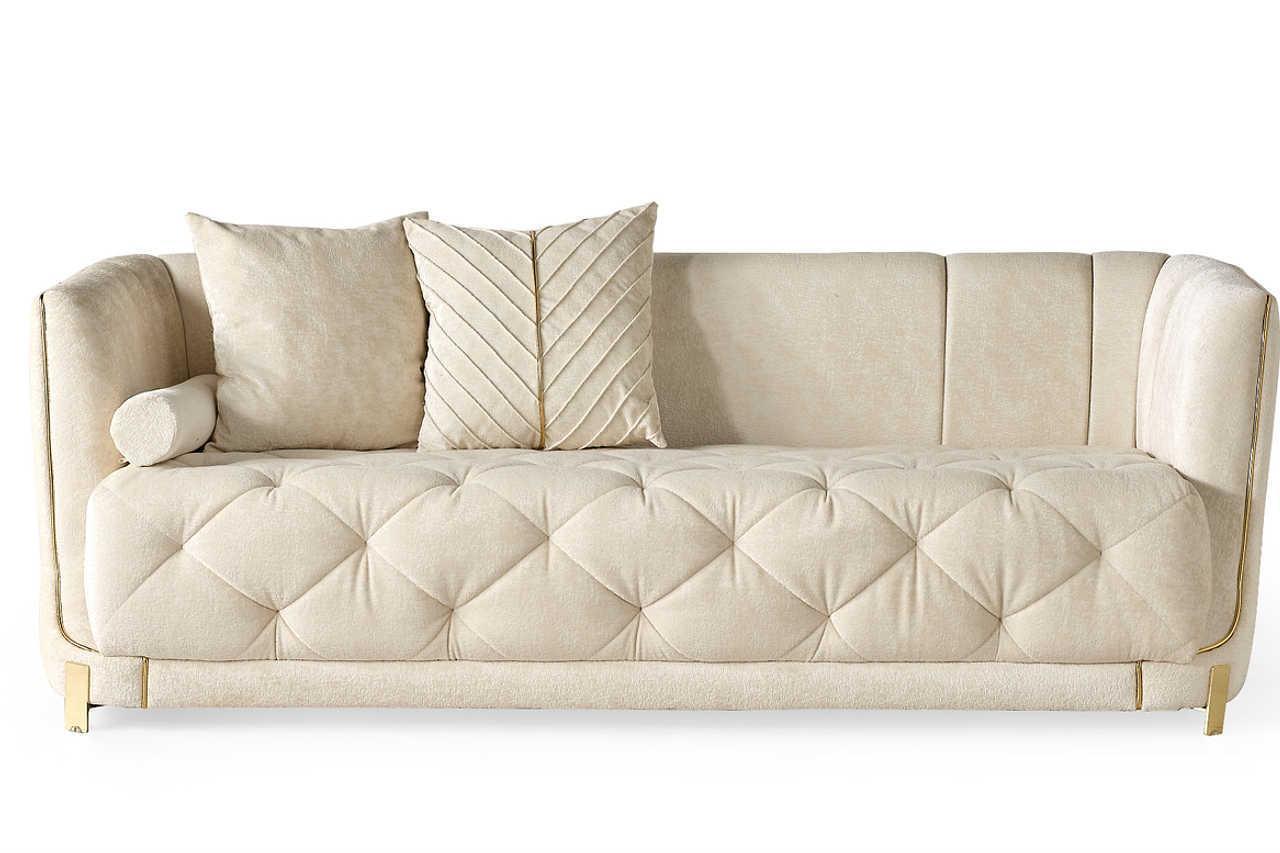 Elit Off White Living Room Set