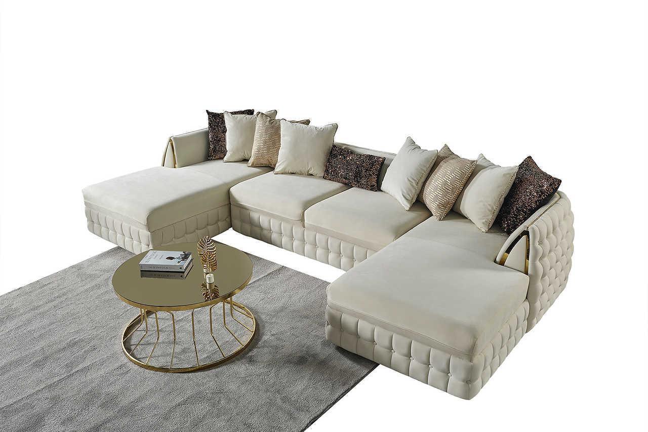 Sicilya Off White Sectional