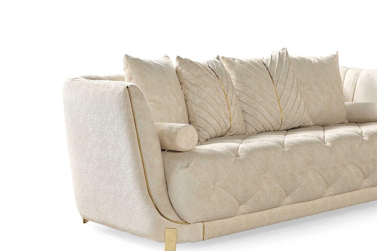 Elit Off White Living Room Set