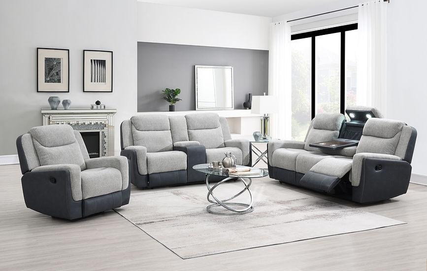 Wilbert Gray Reclining Set