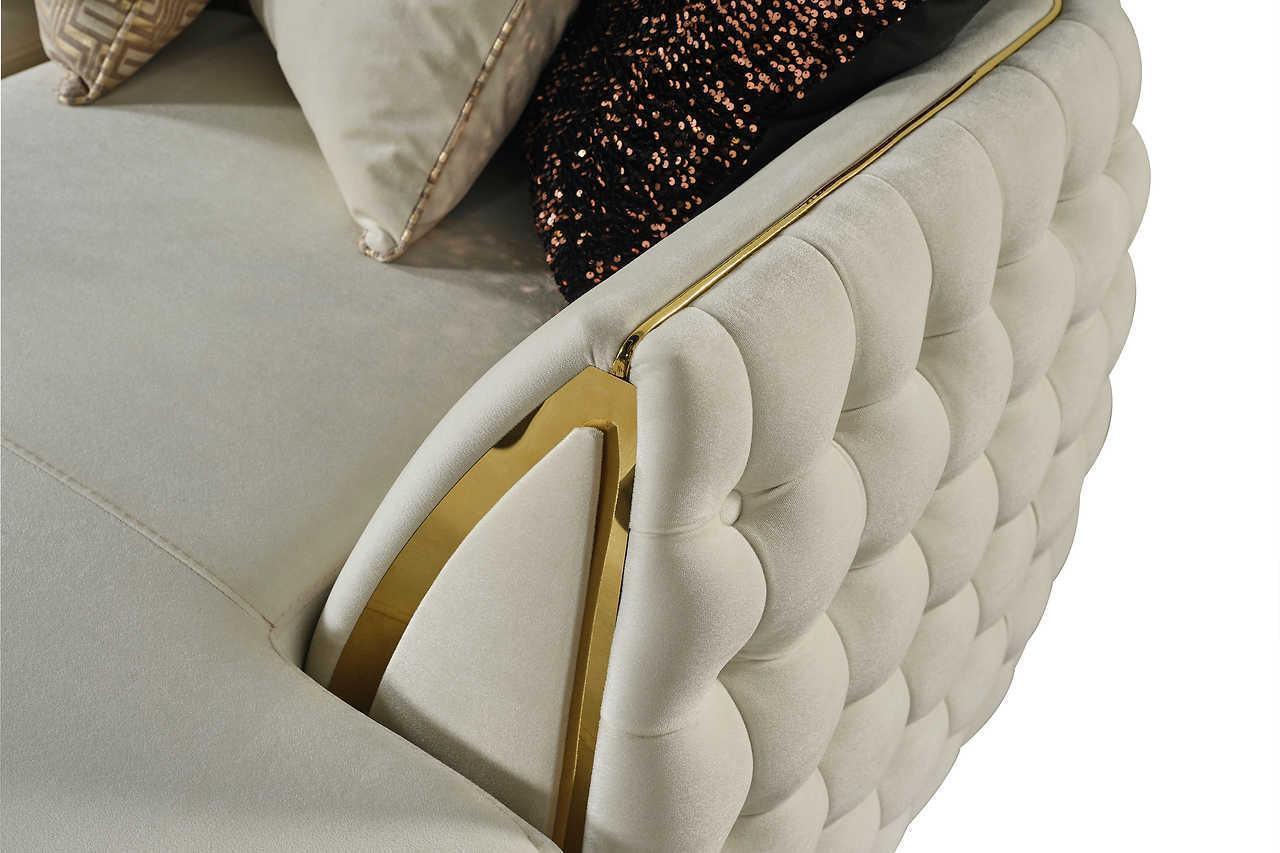 Sicilya Off White Sectional