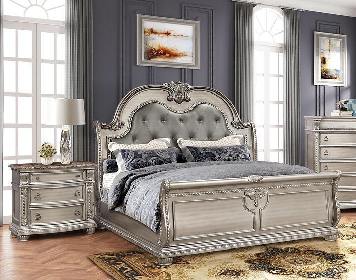 Castlefield Gray Nightstand