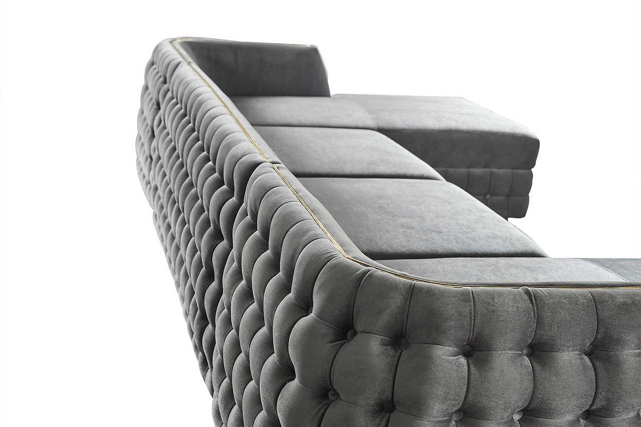 Sicilya Gray Sectional