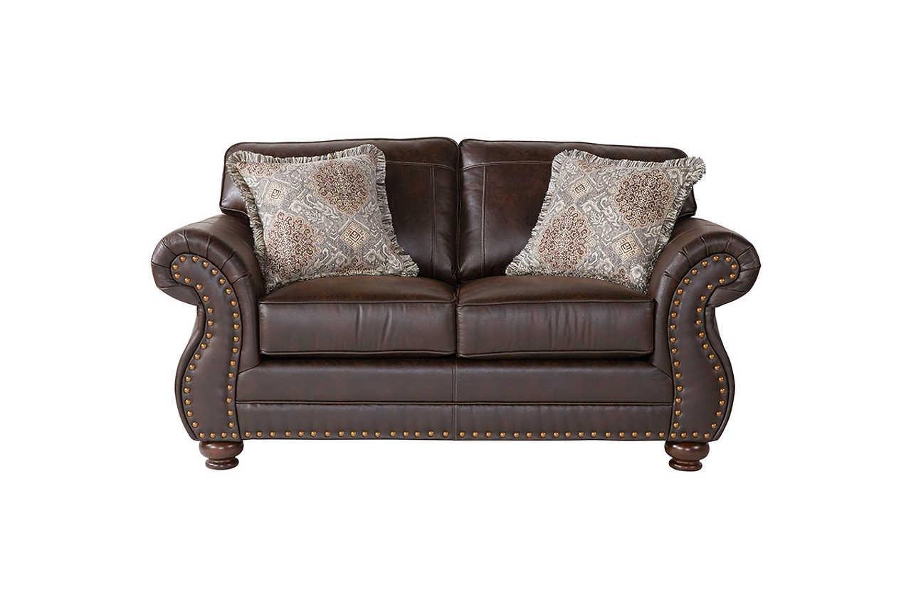 Ridgeline Brownie Modern Contemporary Solid Wood Polished Fabric Upholstery Sofa - Ella Furniture