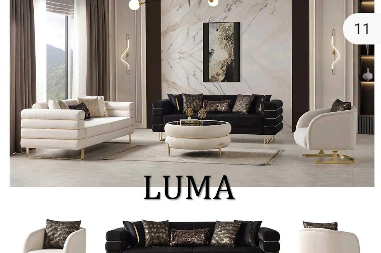 Luma Gray 2-Piece Living Room Set