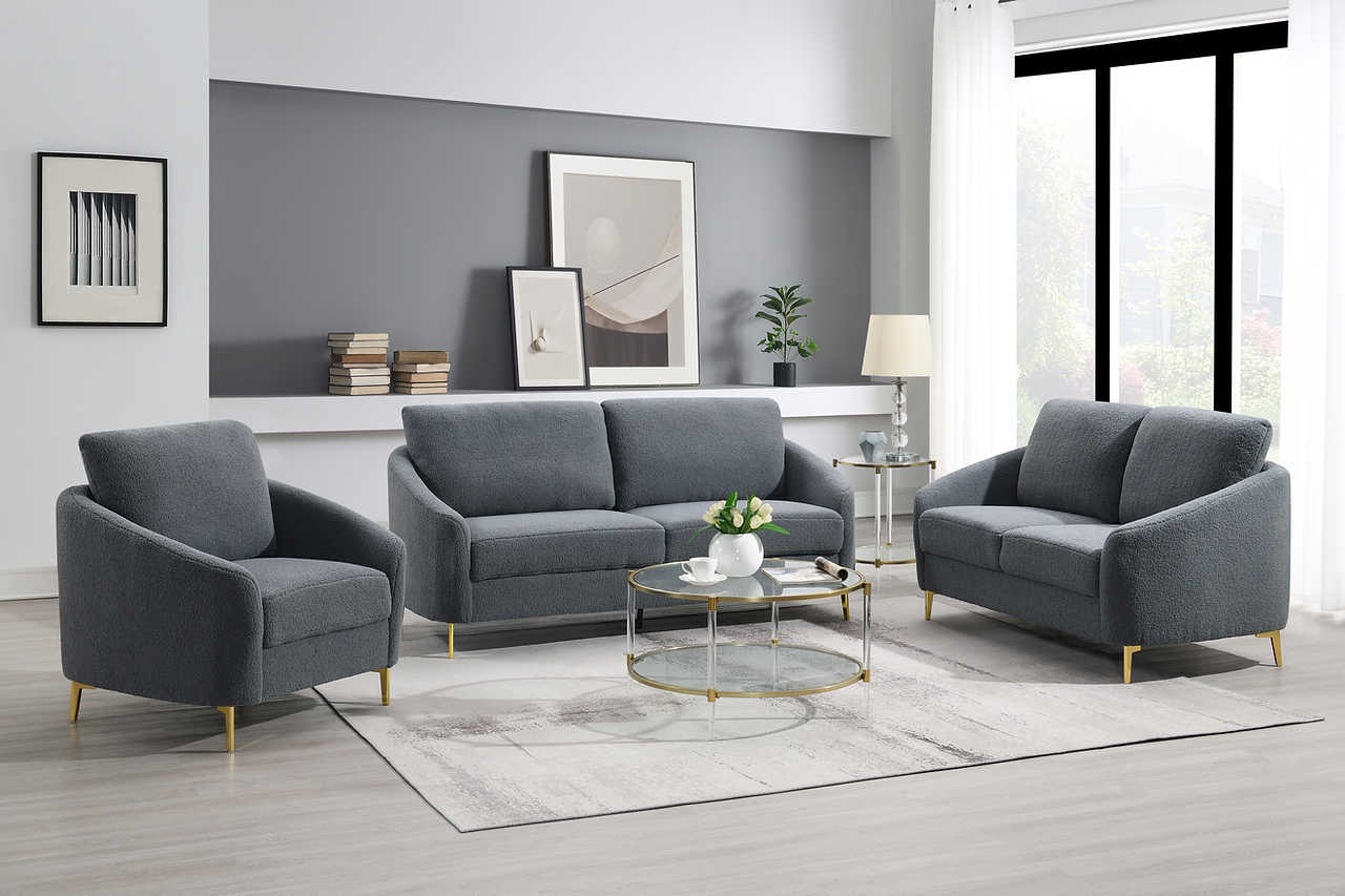 Lila Gray Living Room Set