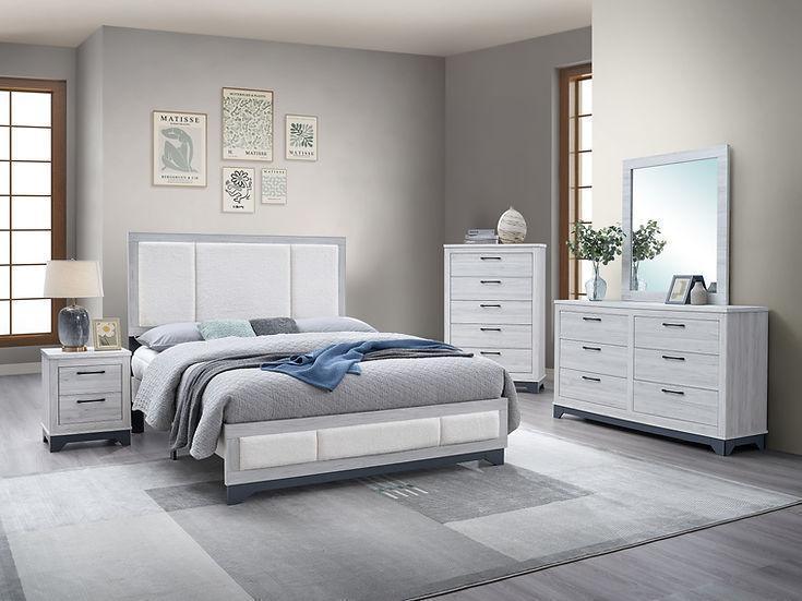 Kevin Light Gray Nightstand