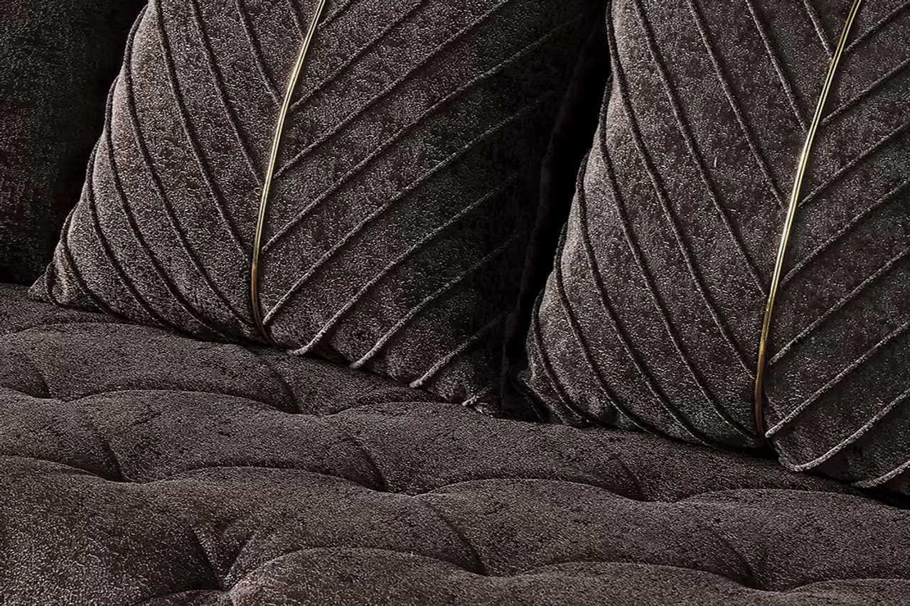 Elit Charcoal Living Room Set